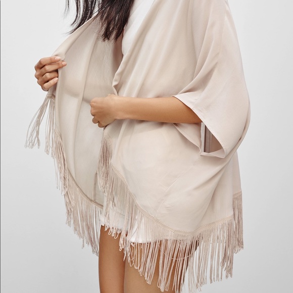 Aritzia Tops - Aritzia Talula Black Fringe Fawkner Blouse…